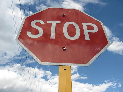 stop sign photo