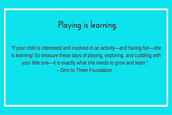 Playing is learning