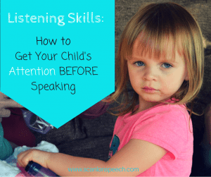 listening skills, attention