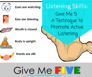 Listening Skills: Give Me Five