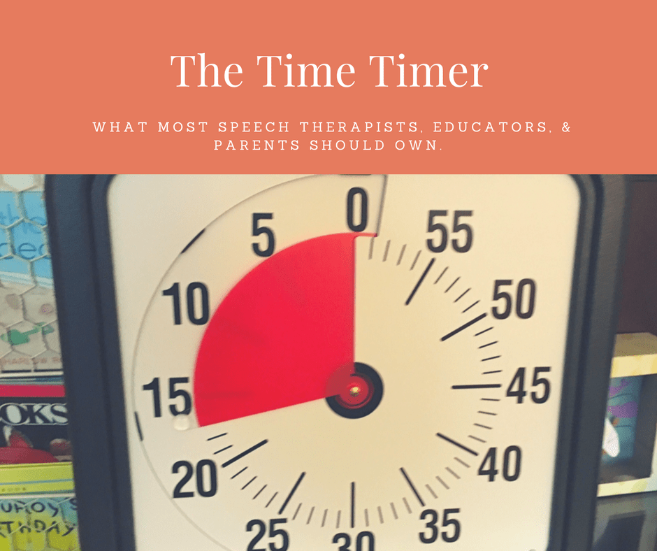 The Time Timer, speech therapy, parents
