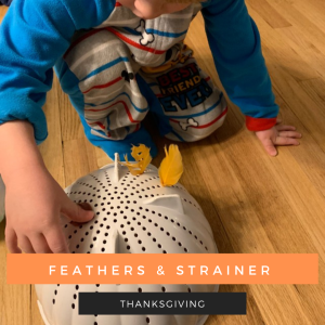 Simple Strainer and Feather Activity 