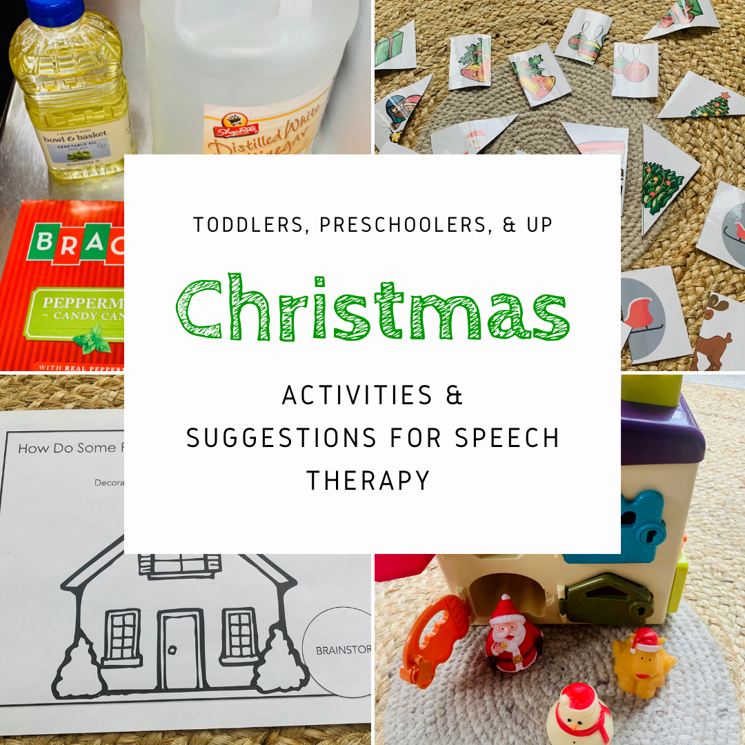 Christmas Activities, Speech Therapy, Children